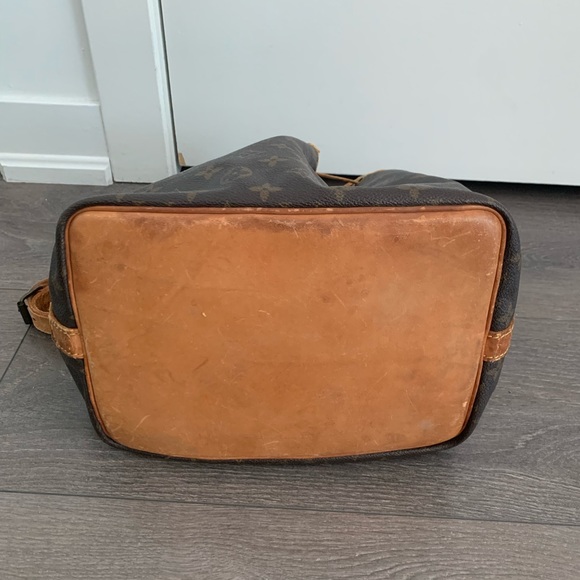 Authentic Louis Vuitton bag handbag shopper tote leather monogram brown tan LV - Picture 9 of 16